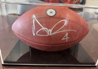 Dak Prescott Autographed Dallas Cowboys Football