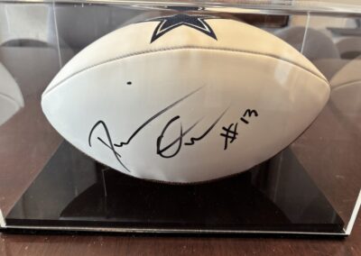 DeMarvion Overshown Autographed Dallas Cowboys Football